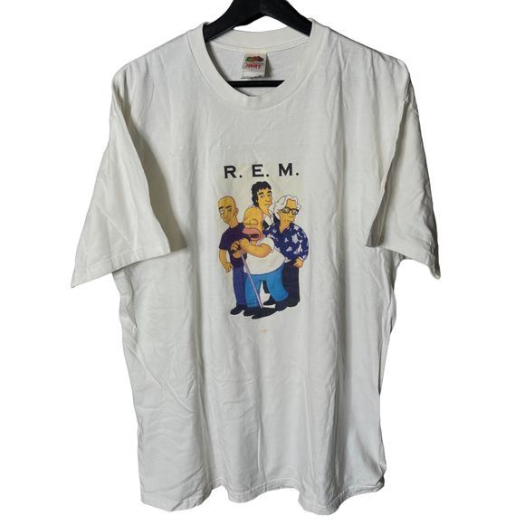 VTG Simpsons x R.E.M. T Shirt XL - Picture 1 of 3